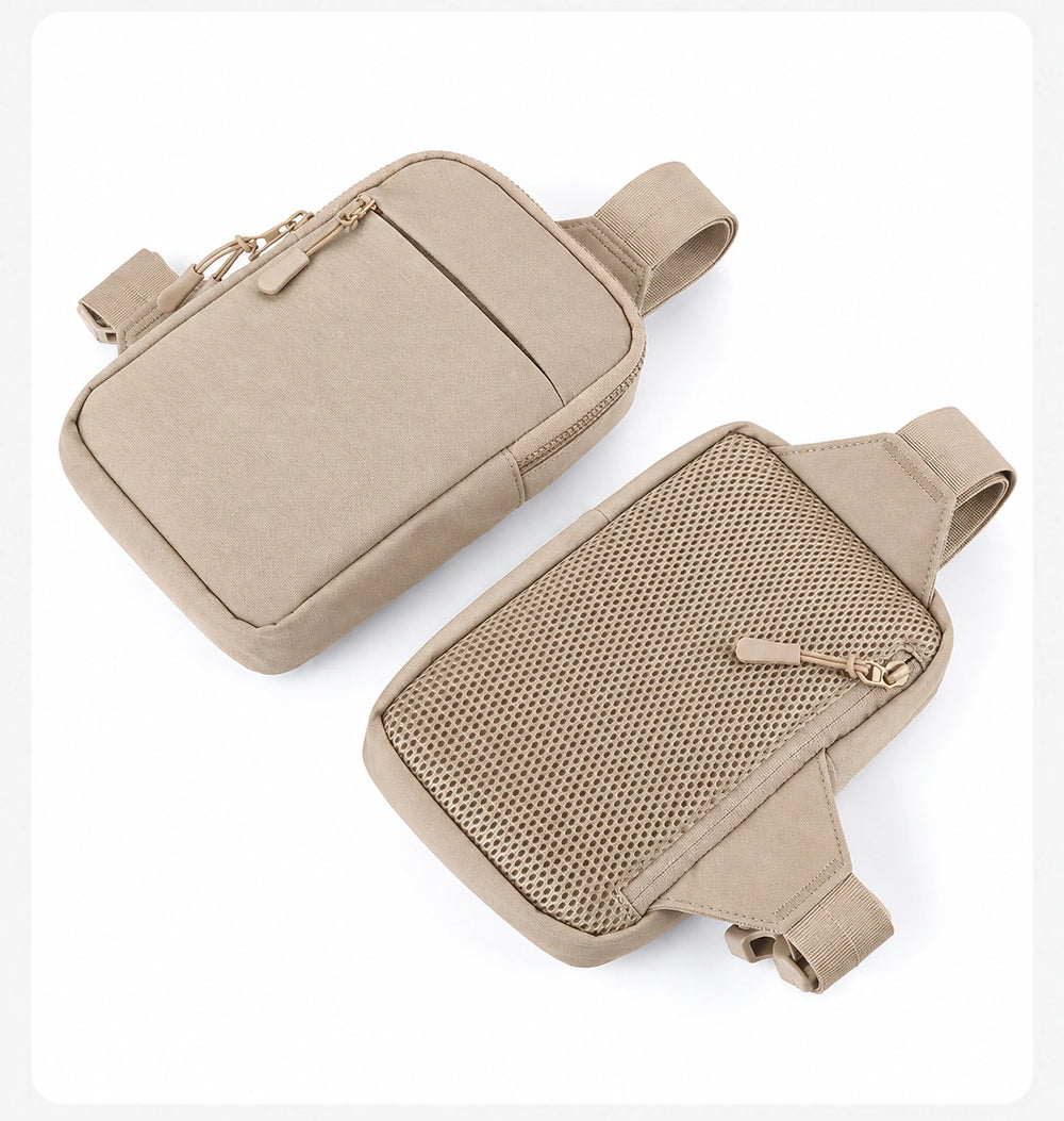 Crossbody Bag 2.0 Beige front and back