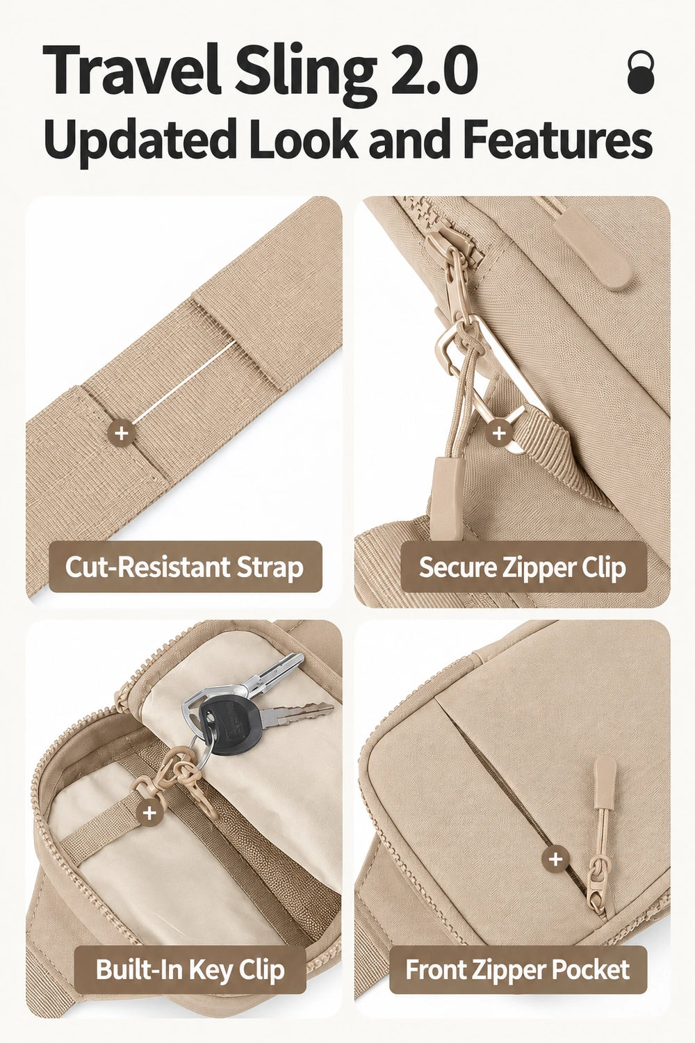 Crossbody Bag 2.0 Beige product details