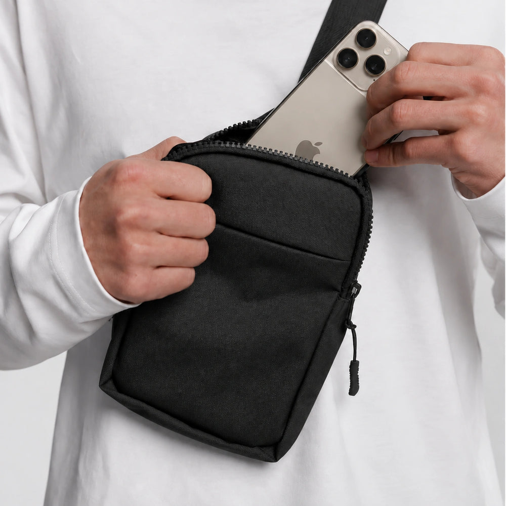 Crossbody Bag 2.0 Black phone pocket