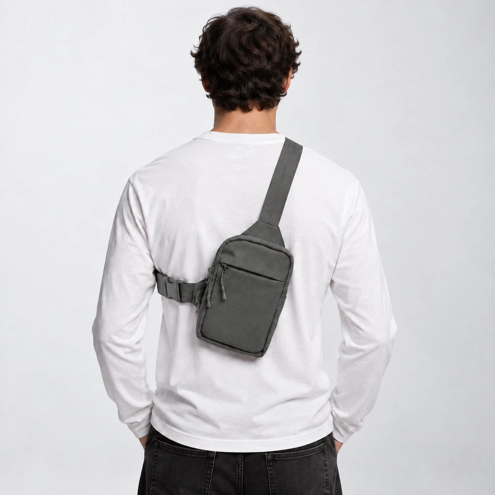 Crossbody Bag 2.0 Gray back lifestyle
