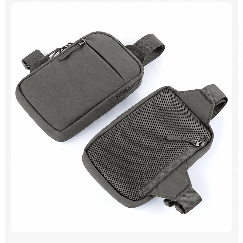 Crossbody Bag 2.0 Gray front and back