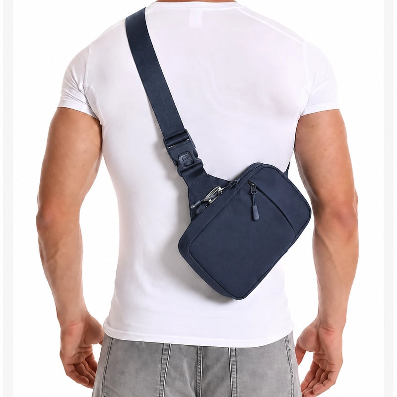 Crossbody Bag 2.0 Navy back lifestyle