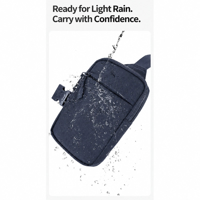 Crossbody Bag 2.0 Navy light rain detail