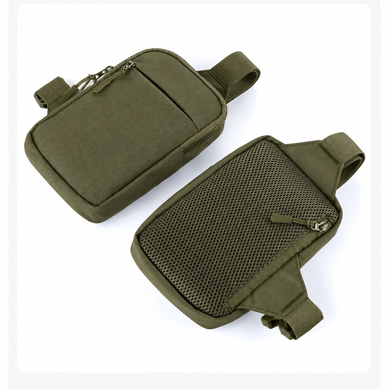 Crossbody Bag 2.0 Olive front and back