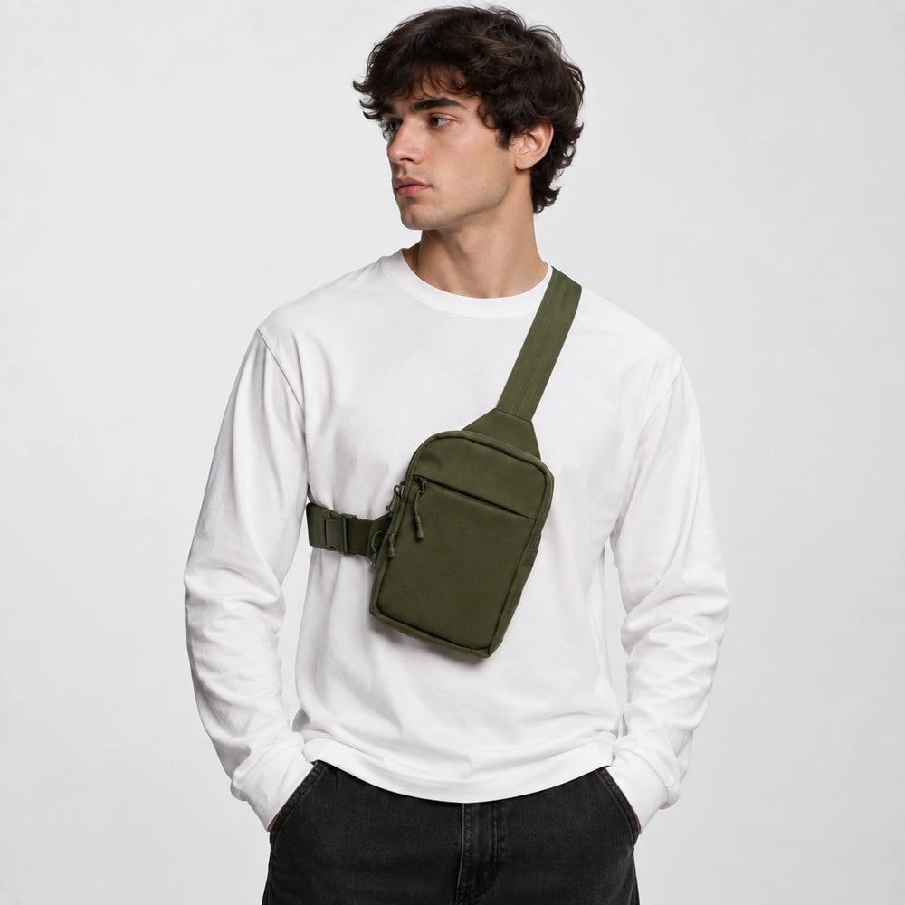 Crossbody Bag 2.0 Olive front lifestyle