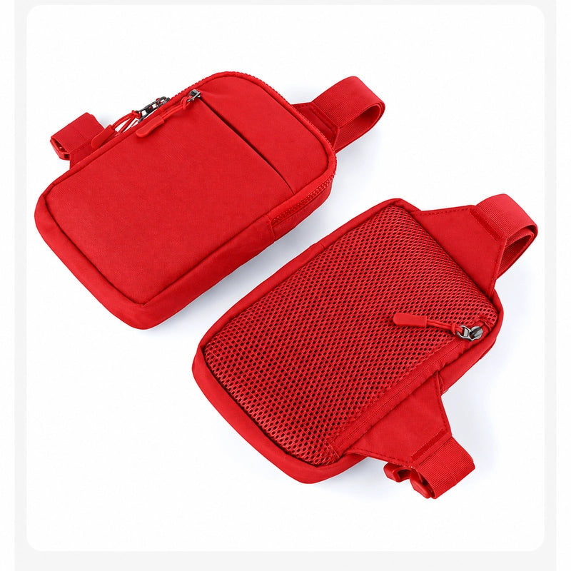 Crossbody Bag 2.0 Red front and back