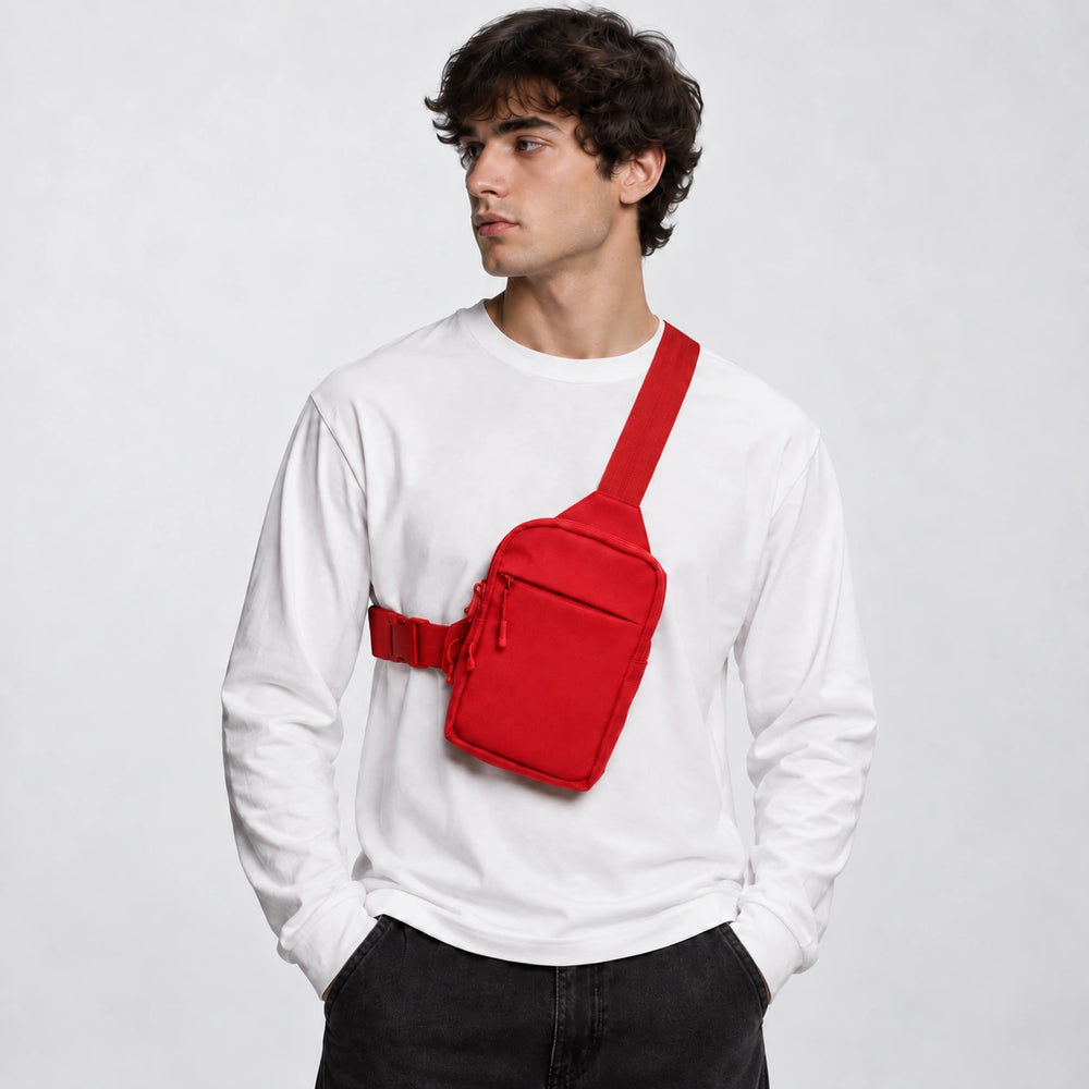 Crossbody Bag 2.0 Red front lifestyle