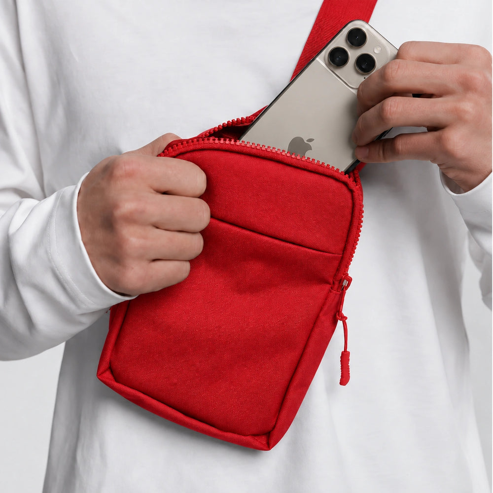 Crossbody Bag 2.0 Red phone pocket